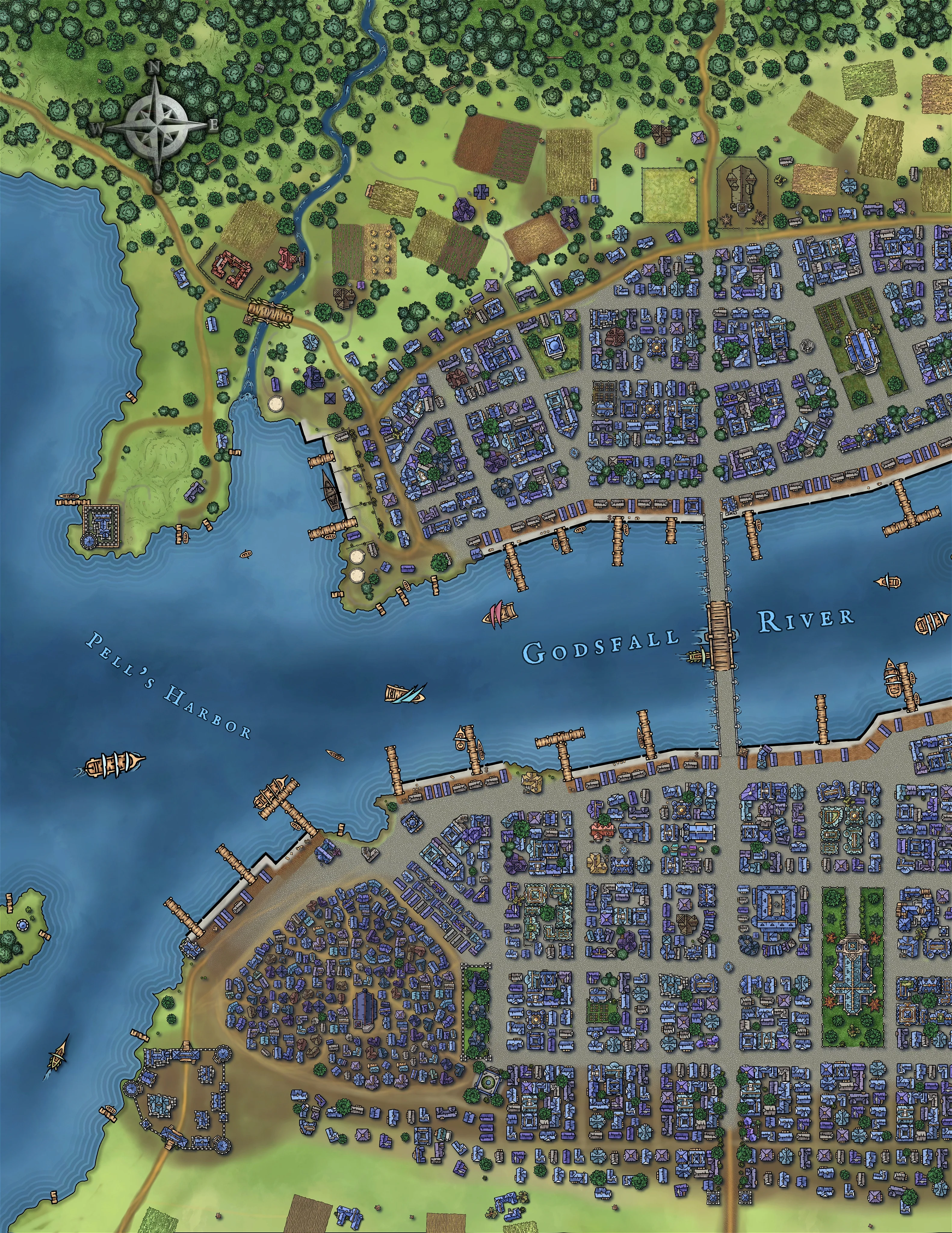 City map of West Bridgeport